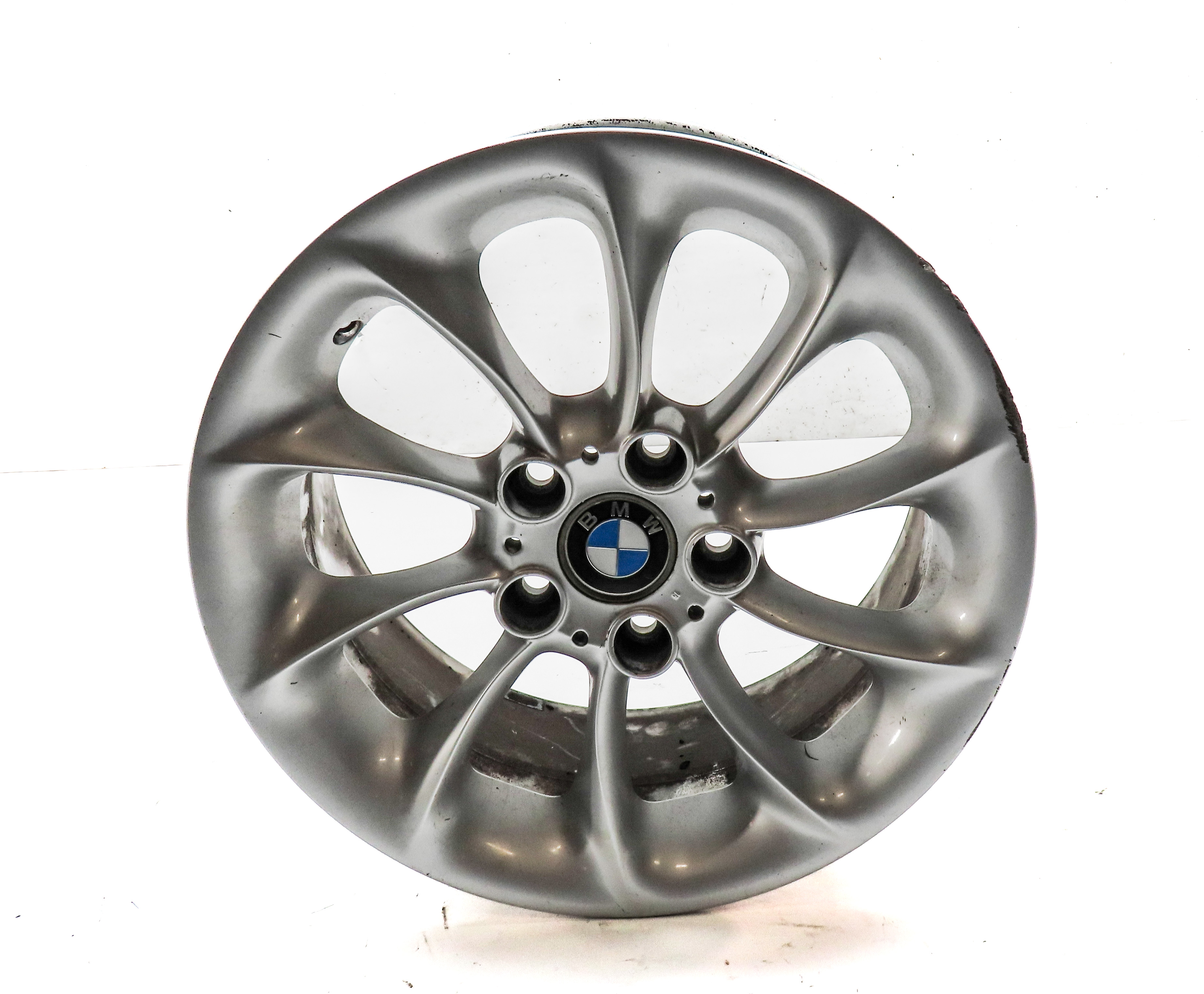 2003-2008 BMW Z4 (E85) 17x8 ALUMINUM ALLOY 10-SPOKE TURBINE WHEEL RIM  — exact item pictured